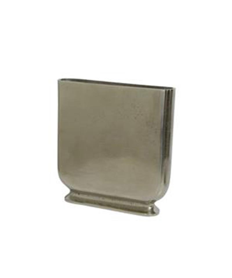 Narrow Silver Vase 31cmH