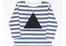 STRIPE TRIANGLE TEE