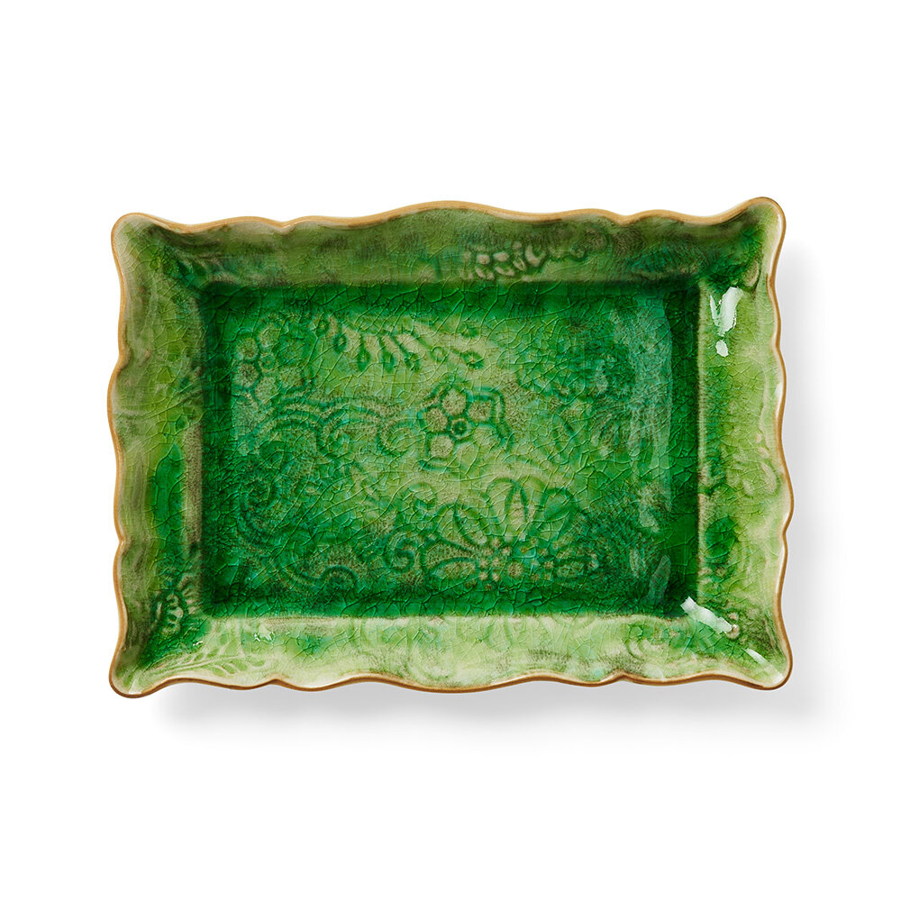 Green Sea Appetizer Plate