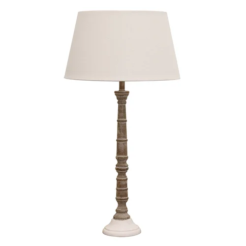 White /Natural Bedside Lamp