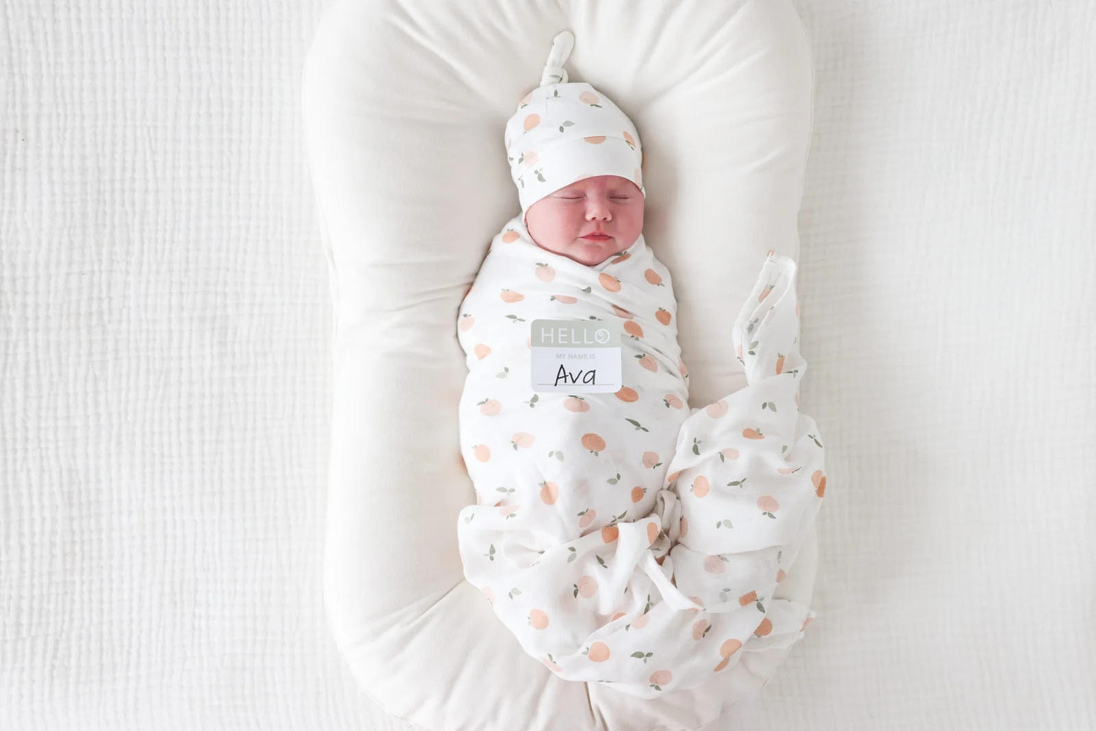 Swaddle Blanket – Peaches