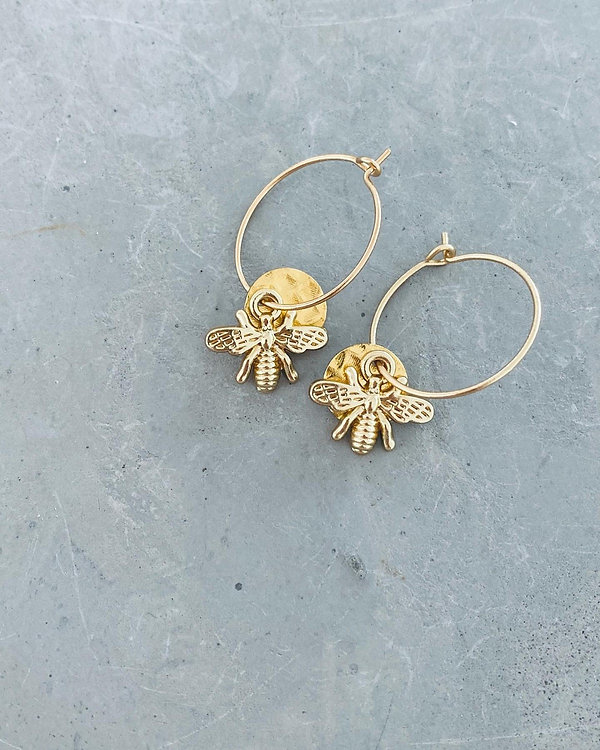 Honey Bee Earrings