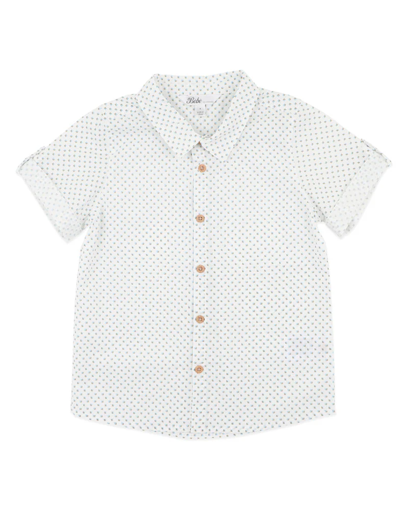 ROMAN GEO PRINT SS SHIRT